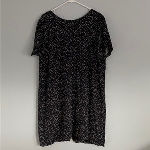 Madewell Polka dot zip detail dress